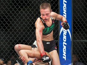 Women's Strawweight fighter Rose Namajunas wants to be a role model. (AP Photo)