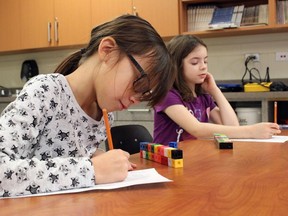 Students during a math class. (Toronto Sun files)