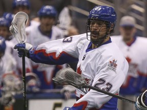 Toronto Rock defender Challen Rogers. (JACK BOLAND/Toronto Sun files)