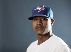 Marcus Stroman poses for a portrait on Feb. 22, 2018 in Dunedin, Florida. (Elsa/Getty Images)