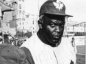 The legendary Jackie Robinson began his professional baseball career with the Montreal Royals of the Triple-A International League in 1946. This was the same league in which the Toronto Maple Leaf ball club played. The following year, he joined the American League’s Brooklyn Dodgers where he played his first game on April 15. In doing so, Robinson became the first African-American to play in the Major Leagues. In this photo from the Toronto Telegram newspaper archives, Robinson is seen signing autographs for fans attending the Variety Club’s “Cavalcade of Sports” evening at the old Maple Leaf Stadium. Note: the Chairman Mills billboard on the fence out in left field. I remember when Stoney's (used cars on the Danforth) and Tip Top Tailors had similar outfield billboards. Both had the letter “O” in the company names. Ball players would win special prizes if they hit the baseball through that letter. Don’t recall if any one did. Anyone know?
