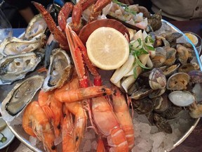 A heaping seafood platter at J.Sheekey, a dining institution catering to London’s theatre crowd for more than 100 years. ROBIN ROBINSON/POSTMEDIA NETWORK
