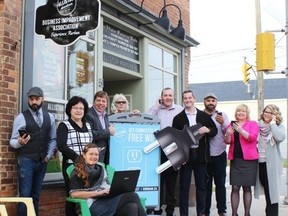 The Allison Business Improvement Area launched free WiFi in the downtown last fall.