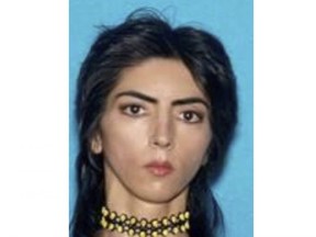 This undated photo provided by the San Bruno Police Department shows Nasim Aghdam. Law enforcement officials have identified Aghdam as the person who opened fire with a handgun, Tuesday, April 3, 2018, at YouTube headquarters in San Bruno, Calif., wounding several people before fatally shooting herself in what is being investigated as a domestic dispute, according to authorities. (Courtesy of San Bruno Police Department via AP)