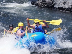 Trouble Maker is the seventh and wildest set of rapids on Raft California's half-day whitewater rafting trip on the South Fork of the American River outside of Sacramento.