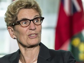 Premier Kathleen Wynne is pictured at a men's health event in Toronto in June, 2017. (CRAIG ROBERTSON, Toronto Sun)