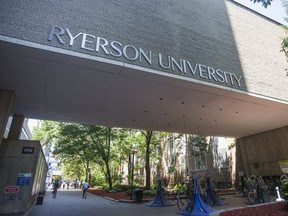 Ryerson University campus. (ERNEST DOROSZUK, Toronto Sun)