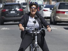 Columnist Sue-Ann Levy tried out an e-bike on Toronto’s streets.