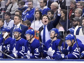 Leafs coach Mike Babcock. (THE CANADIAN PRESS)