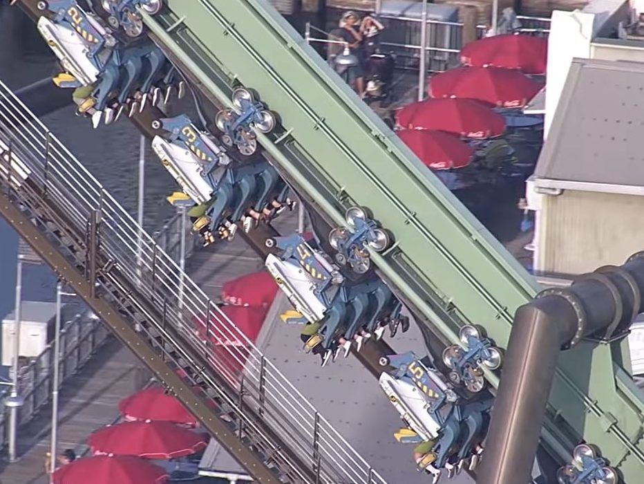 Roller-coaster Passengers Left Hanging For Hours After Malfunction ...