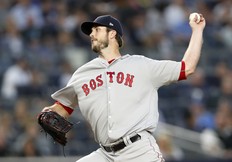 Red Sox lefty Drew Pomeranz held the Yankees to two runs in six innings on Tuesday. He takes the mound against the Jays on Sunday. (AP)