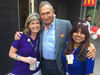 Providence Healthcare Foundation President Jennifer Stewart, George Cohon and Anju Lata from Providence Healthcare.