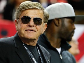 Former Atlanta Falcons coach Jerry Glanville stands on the field prior to the game against the New Orleans Saints at the Georgia Dome on January 1, 2017 in Atlanta. (Kevin C. Cox/Getty Images)