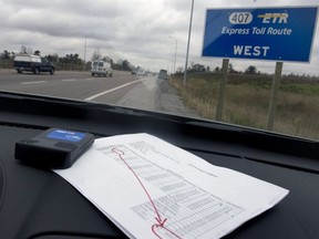 Highway 407 sign