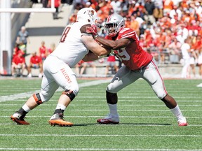 Ryan Hunter, left, of Bowling Green State