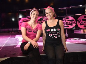 Ivy Mix and Lynnette Marrero, at the helm of Speed Rack, all-female bartending competition