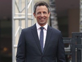 Seth Meyers attends the 75th Annual Golden Globe Awards Preview Day at The Beverly Hilton on Thursday, Jan. 4, 2018, in Beverly Hills, Calif. Meyers, Jo Koy, Wanda Sykes, and Hannibal Buress are among the headliners booked for Toronto's JFL42 comedy festival.