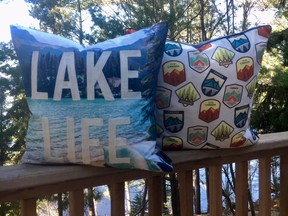 Lake life and the living is easy - cushions from the Colin + Justin Home collection.