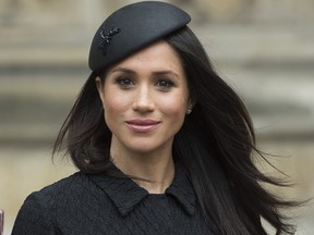 Meghan Markle attends an Anzac Day service at Westminster Abbey on April 25, 2018 in London, England. (Photo by Eddie Mulholland - WPA Pool/Getty Images)