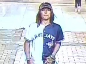 A man suspected in a stabbing in Spadina subway station on May 20, 2018.