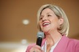 Provincial NDP Leader Andrea Horwath speaks at an NDP rally in Brampton pm Monday, May 21, 2018. Galit Rodan/The Canadian Press