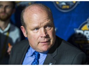 Mark Hunter. director of player personnel, Toronto Maple Leafs, talks to media during the NHL Draft at the First Niagara Centre in Buffalo, New York on Saturday June 25, 2016. (File photo)