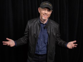 In this May 12, 2018 photo director Ron Howard poses for a portrait to promote his film, "Solo: A Star Wars Story" in Pasadena, Calif. (Willy Sanjuan/Invision/AP)