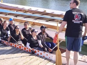The Toronto Firefighters Dragon Boat team will compete against racers from around the world at the annual Hong Kong Dragon Boat Carnival in June.