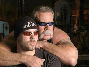 Reality TV star Paul Teutul, right, with son Paul Jr., is in a financial pickle.