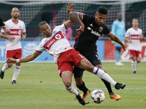 Toronto FC defender Justin Morrow could return from injury against D.C. United on Wednesday. (AP PHOTO)