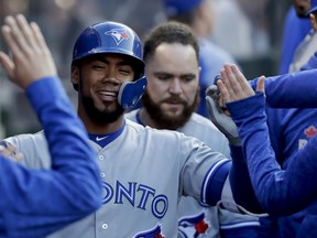 Since coming to Toronto last season, Teoscar Hernandez has been one of the Jays' best hitters. (AP PHOTO)