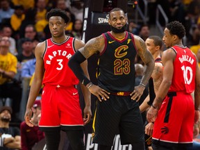 The Raptors have seen quite enough of tormentor LeBron James. GETTY IMAGES