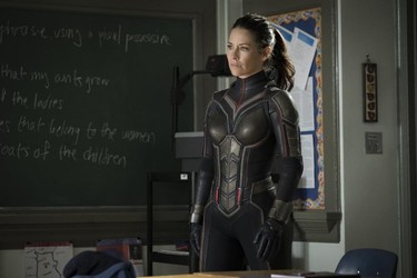 Evangeline Lilly as Hope van Dyne in a scene from Ant-Man and The Wasp. (Marvel Studios)