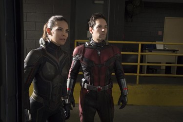 Evangeline Lilly and Paul Rudd in a scene from Ant-Man and The Wasp. (Marvel Studios)