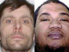 Justin Andrew Bokma, 42, left, and Lafranc "Frank" Matthews, 41, were shot to death at an after-hours club in Kensington Market, near College St. and Augusta Ave., on July 1, 2016, and their killer has never been caught. (Toronto Police handout photos)