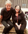 Anthony Bourdain and Rita DeMontis.