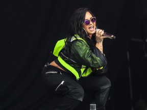 Demi Lovato performs at BBC Radio 1's Biggest Weekend in Swansea, Wales, May 27, 2018.