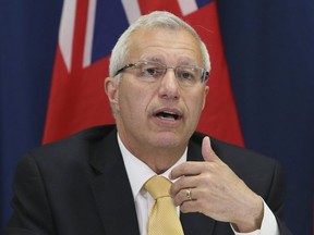 PC MPP for Nipissing Vic Fedeli, currently the official leader of the opposition, is seen in this file photo from Monday May 28, 2018. Veronica Henri/Toronto Sun/Postmedia Network