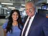 Ontario Premier-designate Doug Ford arrives in the Toronto Sun newsroom for an exclusive interview with the Toronto Sun’s Adrienne Batra on Friday June 8, 2018. (Stan Behal/Toronto Sun)