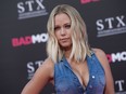 TV personality Kendra Wilkinson attends the Los Angeles Premiere of "Bad Moms in Westwood, California, on July 26, 2016.