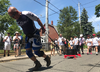 Toronto Police Supt. Heinz Kuck, 11 Division commander, raised more than $10,000 for the Dovercourt Boys and Girls Club with his gruelling Push for Literacy challenge. (supplied photo)