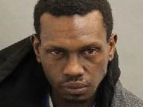 Mark Thompson, 39, wanted for First-Degree Murder in connection with the death of Brent Young, 41, on Monday,  June 25 2018. (Toronto police handout)
