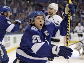 Martin St. Louis was among those getting the nod on Tuesday for Hockey Hall of Fame. (Chris O'Meara/The Associated Press)
