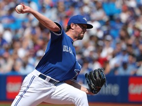 The Texas Rangers claimed pitcher Deck McGuire yesterday after his short stint with the Blue Jays. (Getty Images)