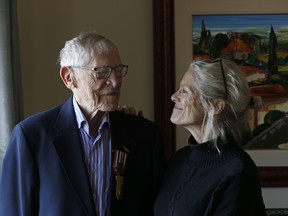 Frank Braun and his daughter, Sun scribe Liz Braun (right).