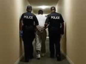 A nine-month investigation dubbed Project Patton, targeting notorious street gang the Five Point Generalz, saw hundreds of Toronto, Durham, York and Peel police officers conduct pre-dawn raids across the GTA and arrest 70 suspects on Thursday, June 21, 2018. (supplied by Toronto Police)