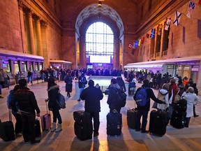 Inside Toronto Union's Station on Dec. 23, 2013. (Dave Abel/Toronto Sun)