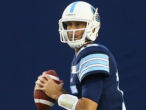 Quarterback Ricky Ray playing with the Toronto Argonauts. (DAVE ABEL/TORONTO SUN FILES)