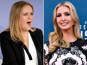 Samantha Bee, left, and Ivanka Trump. (Getty Images file photos)