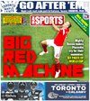 Toronto Sun sports cover for Wednesday.